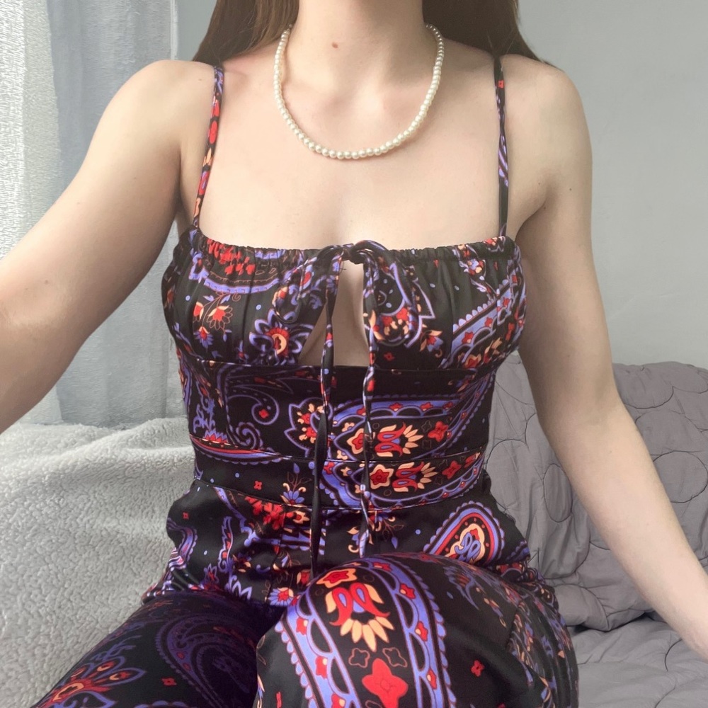 Paisley romper